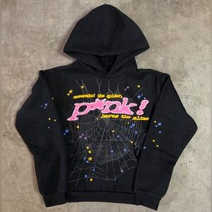 Black Pink Sp5der Hoodie